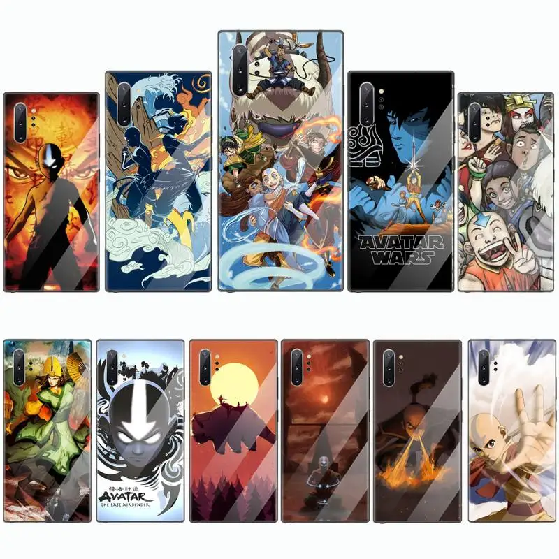 

Avatar The Last Airbender fashion cool Phone Case Tempered glass For Samsung S6 S7 edge S8 S9 S10 e plus note8 9 10 pro