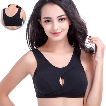 

Fashion Sports Push up Bra Solid Color Comfortable Without Steel Ring Lightweight Support Running Bra