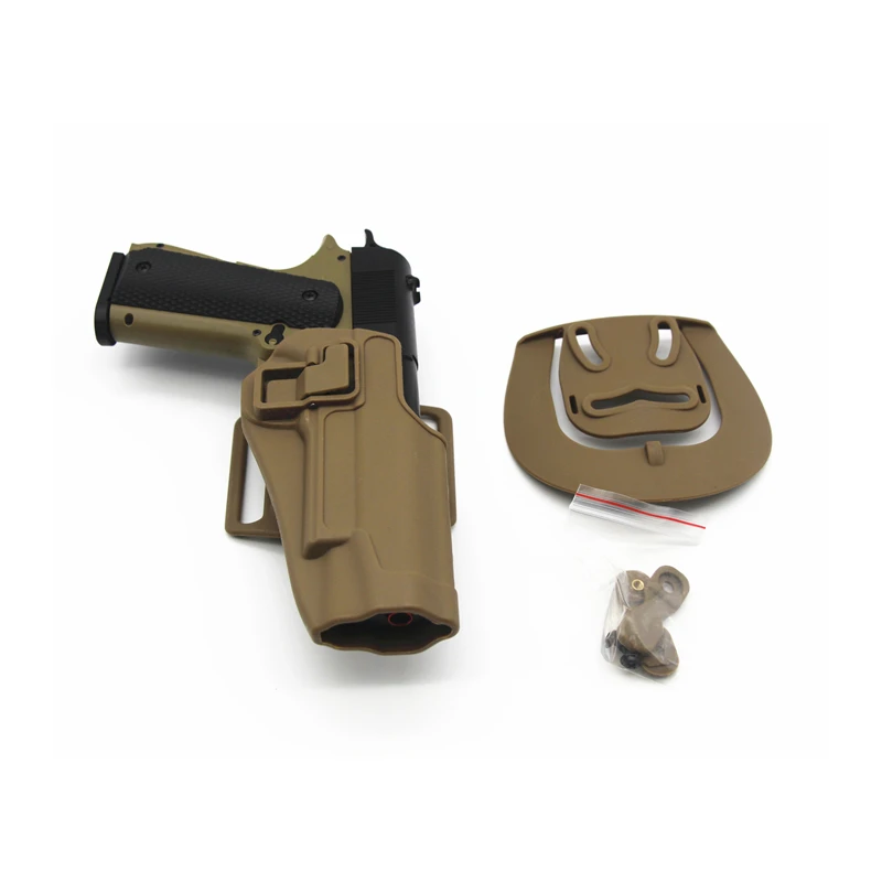 Тактический армейский пистолет CQC Кобура Кольт 1911 кобура для охоты на открытом воздухе стрельба Военная страйкбол правая рука пояс кобура для пистолета