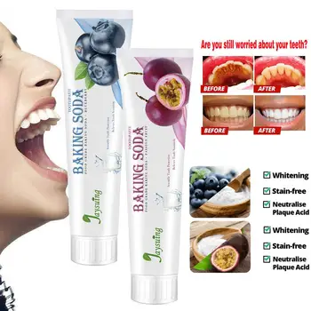 

Magical Soda Whitening Toothpaste Press-Type Baking Oral Care Toothpaste Whitening Cleaning Hygiene Bleeding Gums Toothpaste