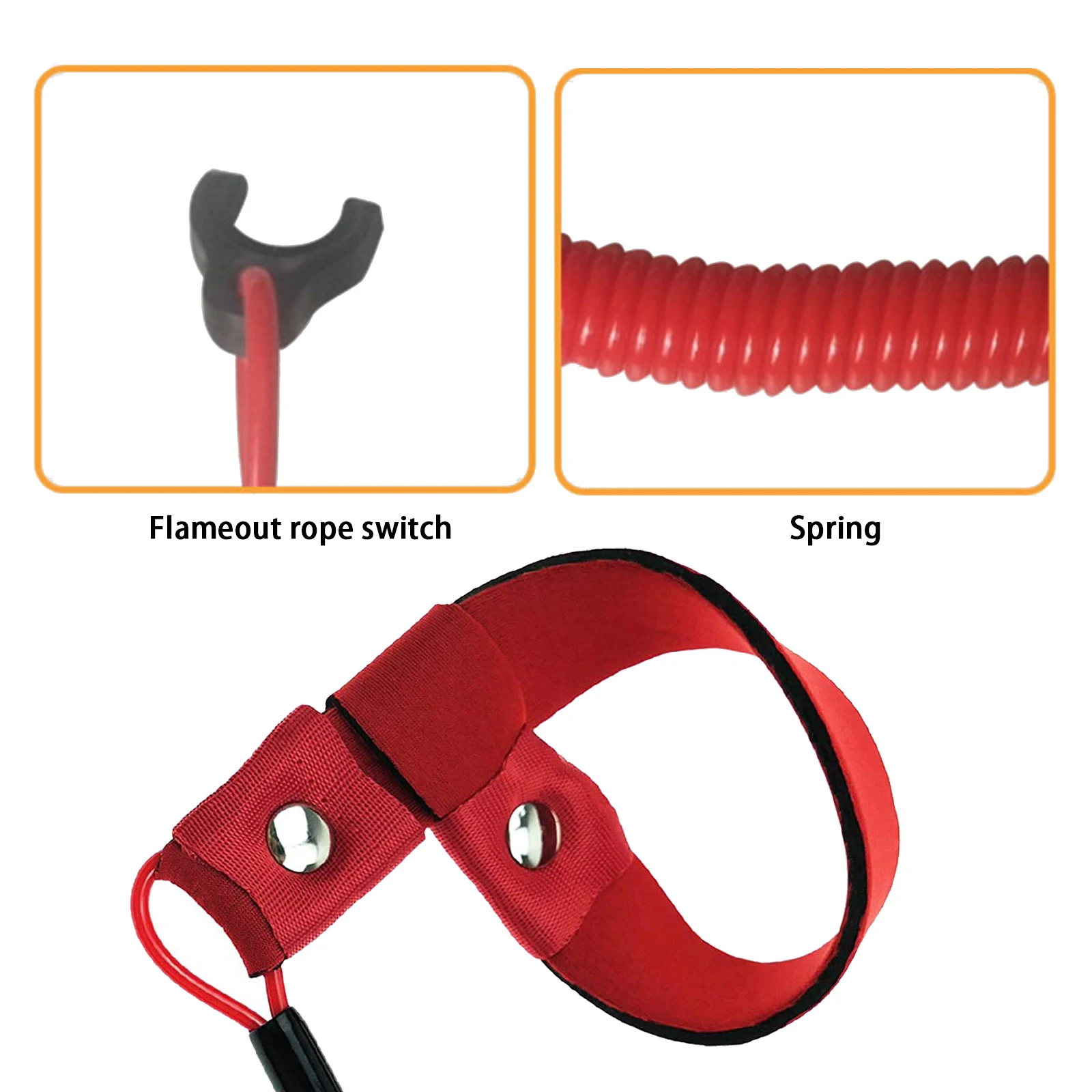 Motorboat Engine Stop Lanyard For YAMAHA Jet Ski