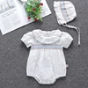 Korean Style Newborn Baby Girls Jumpsuit Infant Baby Girls Bodysuits Summer Baby Girls Cotton Clothes 5
