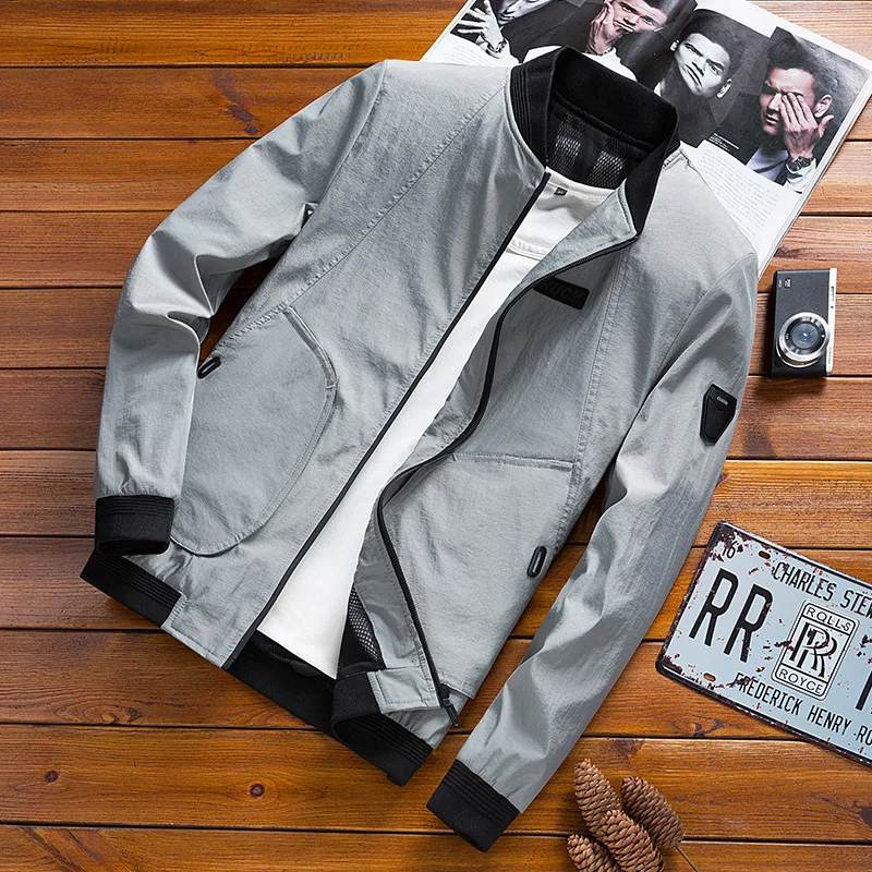 

MEN'S Coat Spring And Autumn New Style Korean-style Trend Slim Fit Pilots Jacket Men's Handsome Baseball Clothes