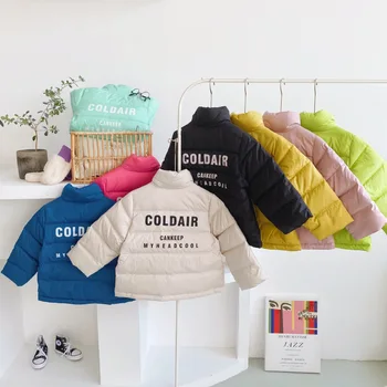 

2020 New Autumn and Winter Children's Down Jacket Boys and Girls Short Stand Collar Down Jacket Children's Clothing For Kids