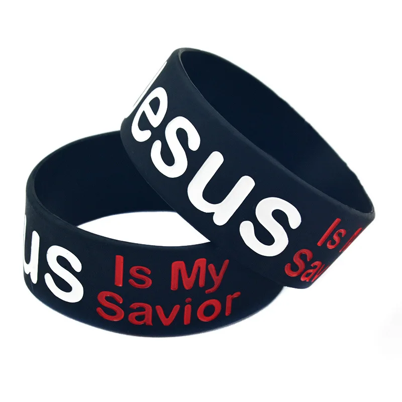 Silicone wristband Jesus Is My Savior wild men and women redemption