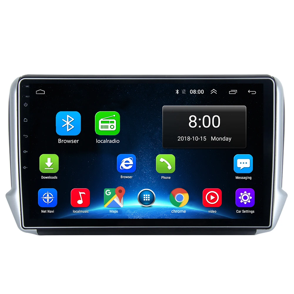 

Android 8.1 Car Radio GPS Navigation for Peugeot 2008 208 Car Stereo Multimedia Player Autoradio Audio Head Unit Bluetooth WiFi