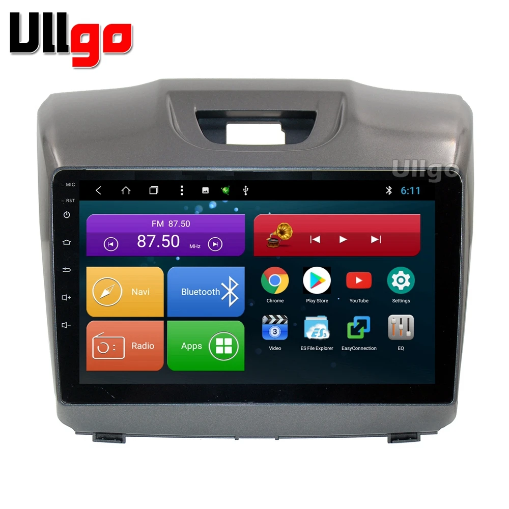Автомагнитола 4 Гб ОЗУ + 64 ПЗУ 9 дюймов Android 8 1 GPS для Chevrolet Trailblazer/S10/Колорадо Isuzu D max MU
