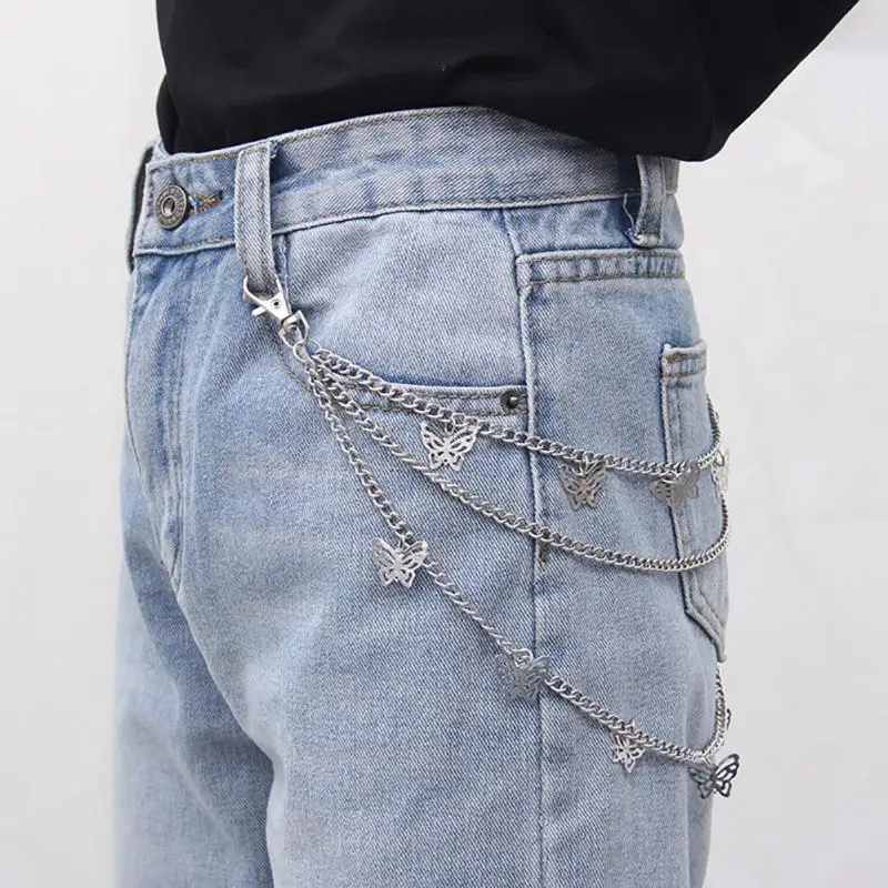 Adjustable Single Eyelet Leather Chains Belt 100cm Harajuku Bag Women Metal Alloy Buckle Waistband Jeans Dress Accessories mens red belt Belts