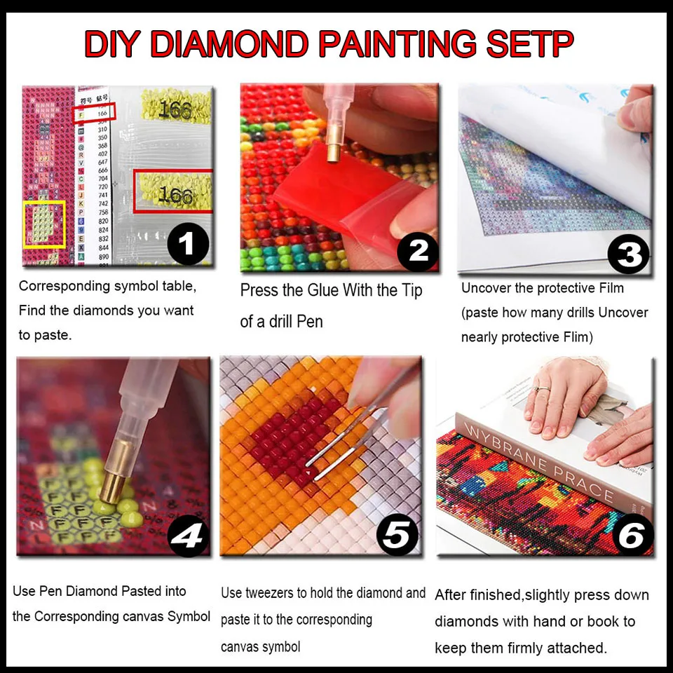 DIY Custom Diamond Painting Personalized Photo Diamond Painting Kit Fu