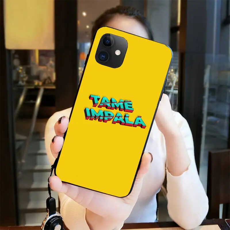 the puffer case Psychedelic Tame Impala Soft Phone Case Capa for iphone 12 pro max 11 pro XS MAX 8 7 6 6S Plus X 5S SE 2020 XR case pela cases Cases For iPhone