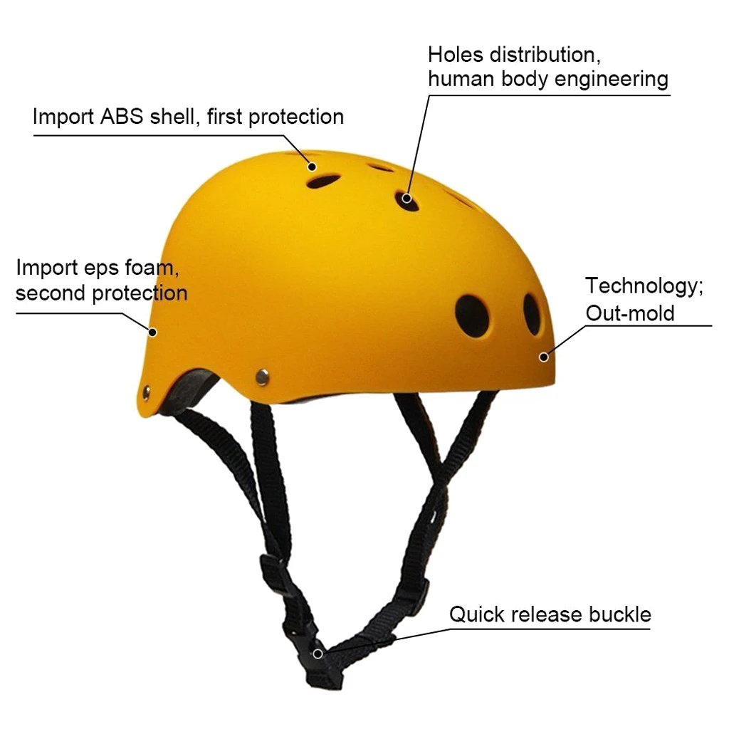 Watersports Safety Helmet Outdoor Canoe Kayak Board Wakeboard Kayak Canoe Boat Surf Safety Helmets CE Approved Kids Adults Teens