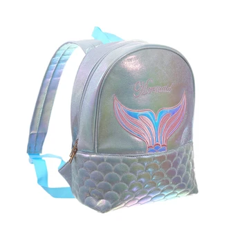 

1PC PU Backpack Mermaid Tail Multifunctional Fashionable Shoulder Bag Schoolbag Backpack for Student Girls Women