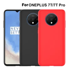 Для Oneplus 7T Pro Чехол жидкий силиконовый мягкий чехол для OnePlus 7 7T Pro 6 6T чехол Полная защита для One Plus 6t чехол