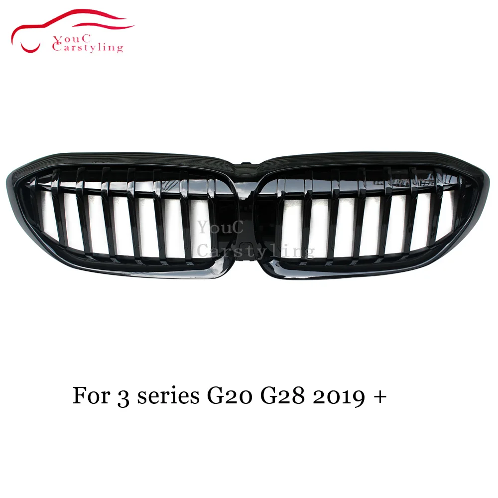 Замена переднего гриля G20 ABS 1-Slat черный глянец гоночные решетки для BMW новые 3 серии G20 G28