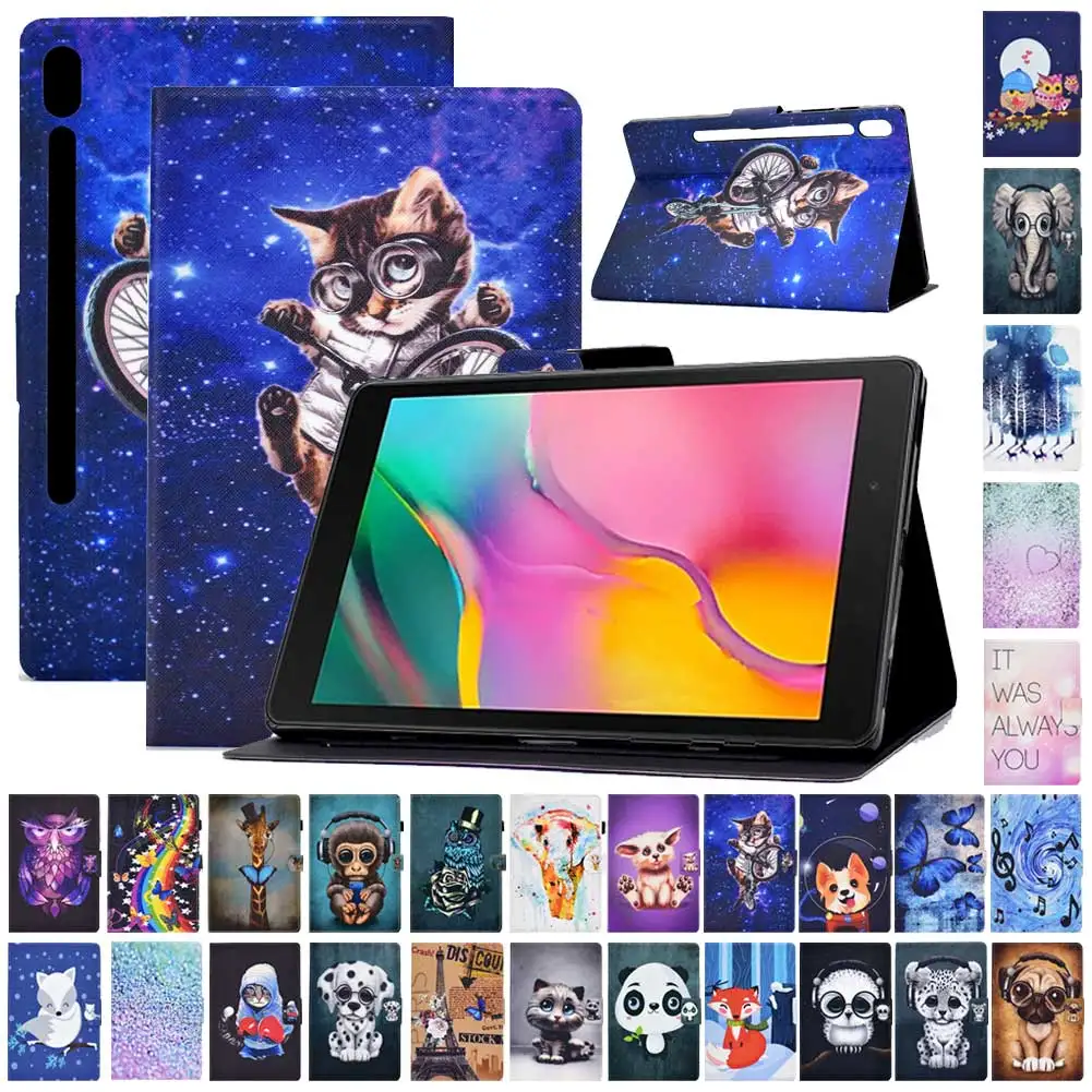 Чехол с принтом для samsung Galaxy Tab S6 10,5 SM T860 T865 Smart Cover Sleep Wake Flip Stand Case для samsung Tab S6 10,5 дюймов