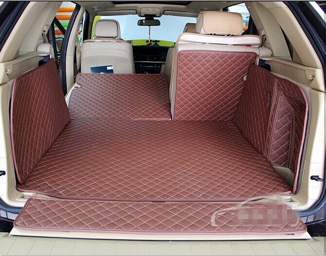 

Car Travel Brand Good mats! Special trunk mats for BMW X5 5 seats E70 2013-2006 durable waterproof boot carpets for BMW X5 2010