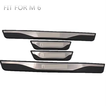 

Car Styling FIT For 2014 2015 2016 2017 2018 Mazda 6 3 Stainless Scuff Plate Door Sills Pedal Protector Cover Trim Accessories