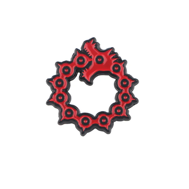 K625 The Seven Deadly Sins Pins металлические брошки и шпильки эмалированная булавка для значок для рюкзака брошь футболка воротник подарки на Хэллоуин