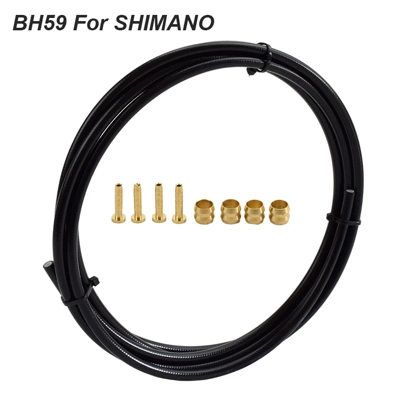 Durable 2.5m MTB Mountain Road Bike Bicycle Oil Brake Cable Needle Oliver Hydraulic Disc Brake Cable Set For SHIMANO SRAM MAGURA - Color: BH59