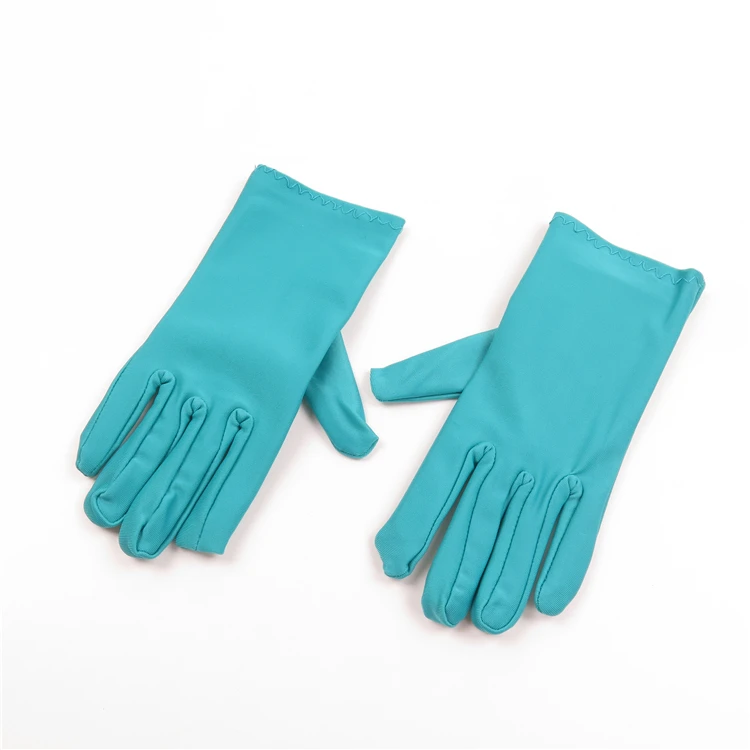 children's Thin elastic etiquette gloves child boy and girls white performance gloves kids 4 COLORS R1594