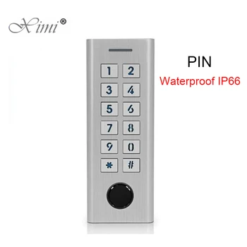 

keyless door lock Waterproof Fingerprint Access Control Cheapest Standalone Keypad Finger + password Door Entry M40