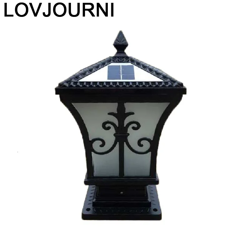 Iluminador Jardin Ландшафтный Lantaarnpaal светодиодный солнечный светильник внешний