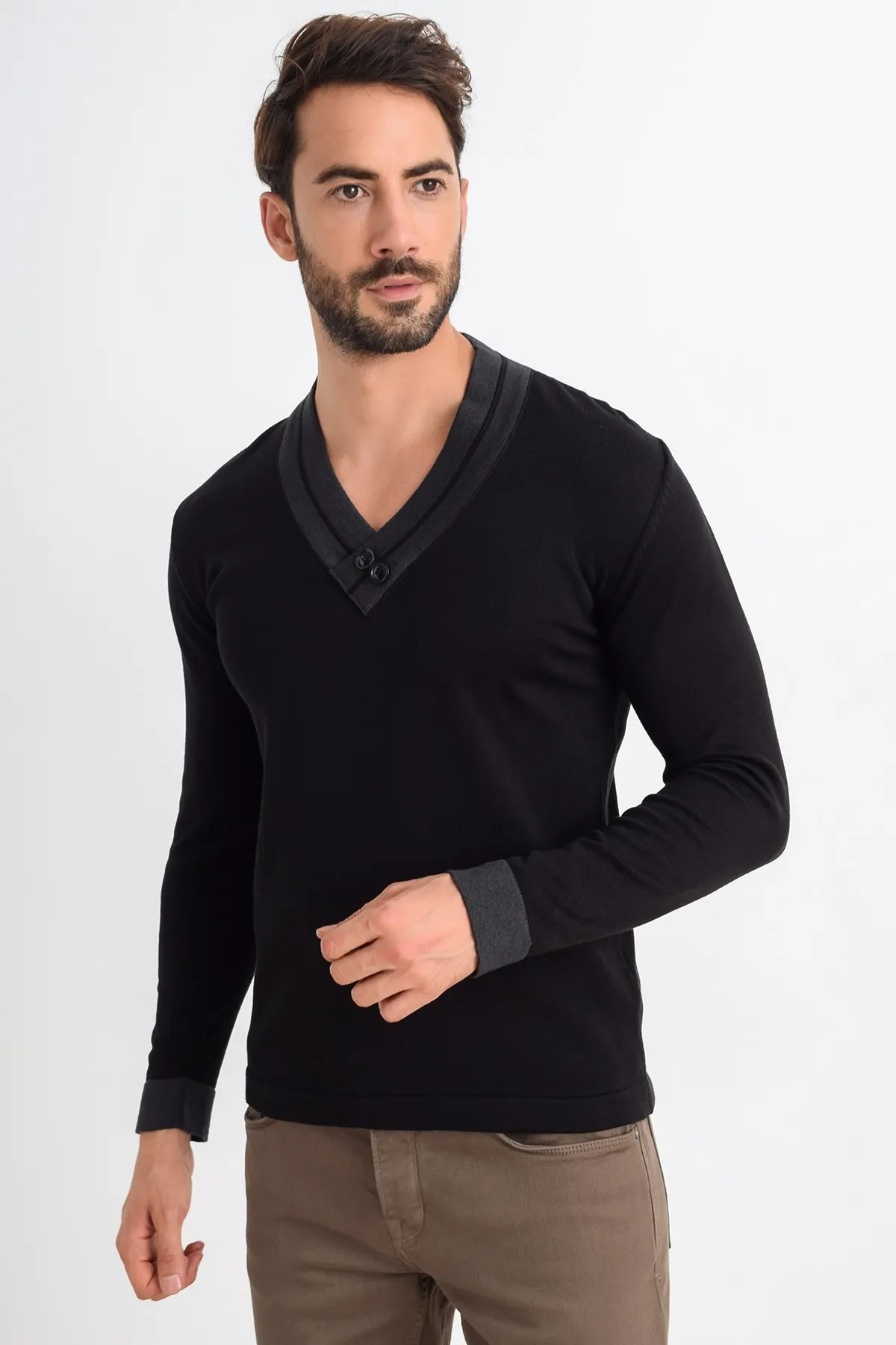 Heyss V-Neck Men 'S Sweater Sweater