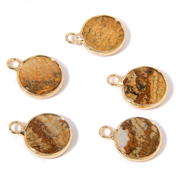 Druzy Stone Pendants Irregular Crystal Winding Pendant Agates Quartzs Aventurine Amethysts Charms For Necklace Jewelry