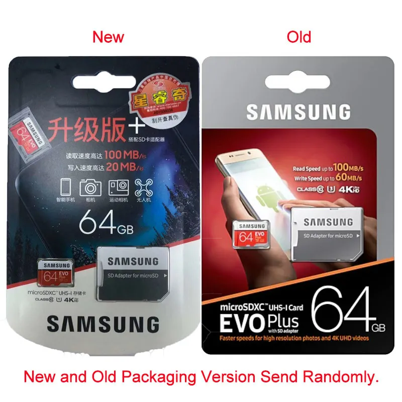 SAMSUNG карта памяти Micro SD 256 ГБ 16 32 64 Гб 128 SDHC SDXC класс EVO + 10 C10 UHS TF карты транс флэш Microsd