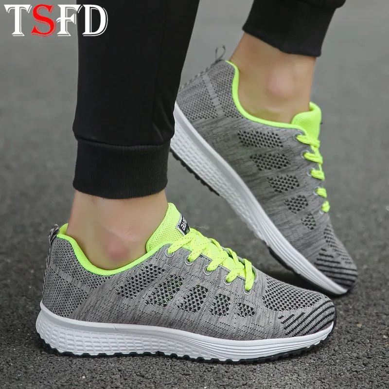 

Mesh Shoes for Women Sneakers 2020 Low Top Sporty Women's Shoes Increase Running Shoe Lace Up Sports Shoe for Women Footwear V15
