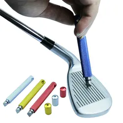 Прозрачный Тренч ручка прочные практичные разноцветные, алюминиевые Точилки для очистки канавок Гольф клубный инструмент для крошения