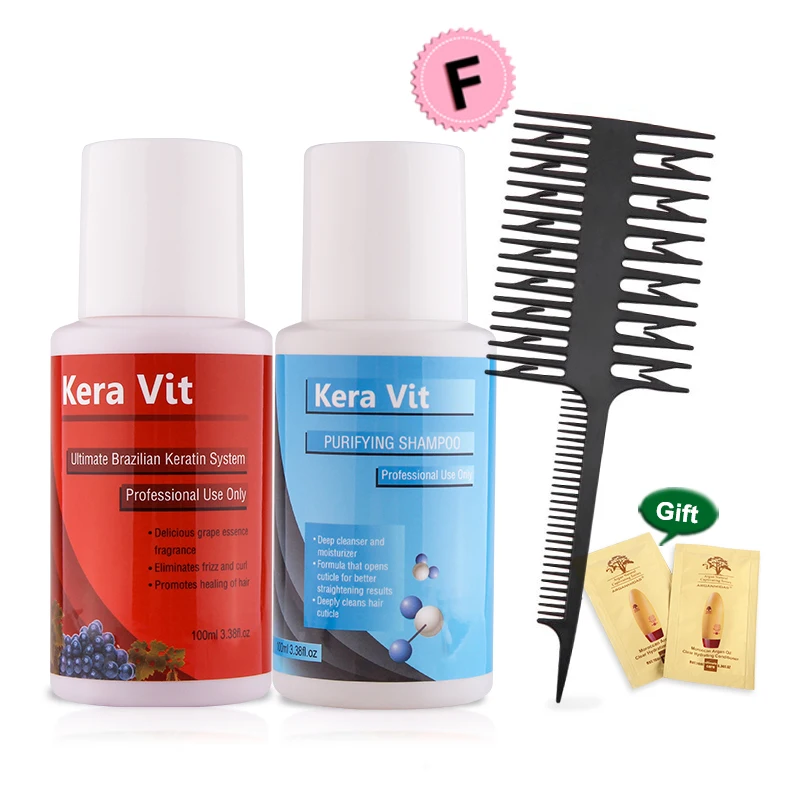 Keratin Hair Treatment 5 Formaldehyde Content 100ml Keratin And Deep Clean 100ml Purifying Shampoo Straightening Hair Repair Hair Care Sets Aliexpress