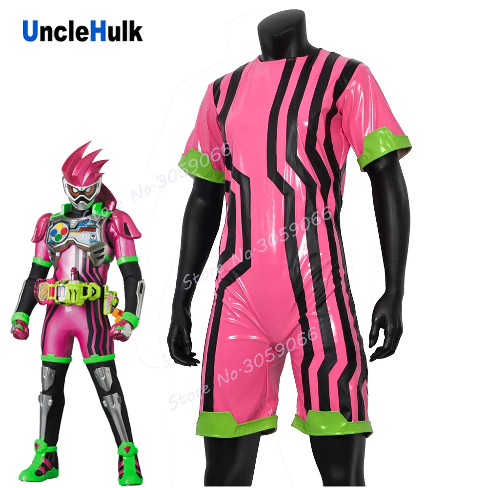 Костюм Kamen Rider Ex-Aid-розовый фон и черные полосы | UncleHulk Тематическая одежда униформа