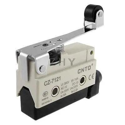 

6A/250VAC 0.3A/220VDC Long Hinge Roller Lever Micro Switch CZ-7121