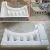 61x41x6cm Бетонная Форма Сад Бассейн Здание Забор Декор Полый Пластиковый Кирпич Плесень Белый Античный Двор Газон Цемент Плесень