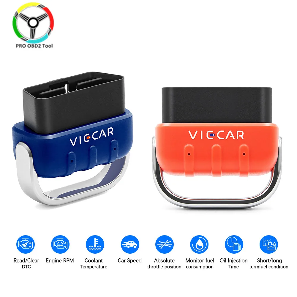 Диагностический сканер Viecar VP005 VP006 ELM 327 V2.2 Bluetooth 5 0 PIC18F25K80 WIFI ELM327 OBD2 для Android/IOS OBD |
