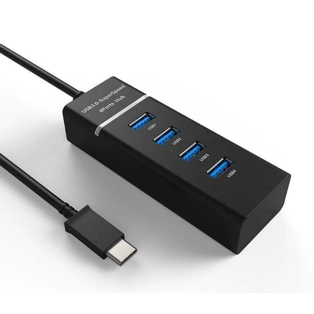 USB Type C Thunderbolt3 к USB3.0 4 хаб кабель адаптер для MacBook Dell Lenovo несколько портов|Адаптеры
