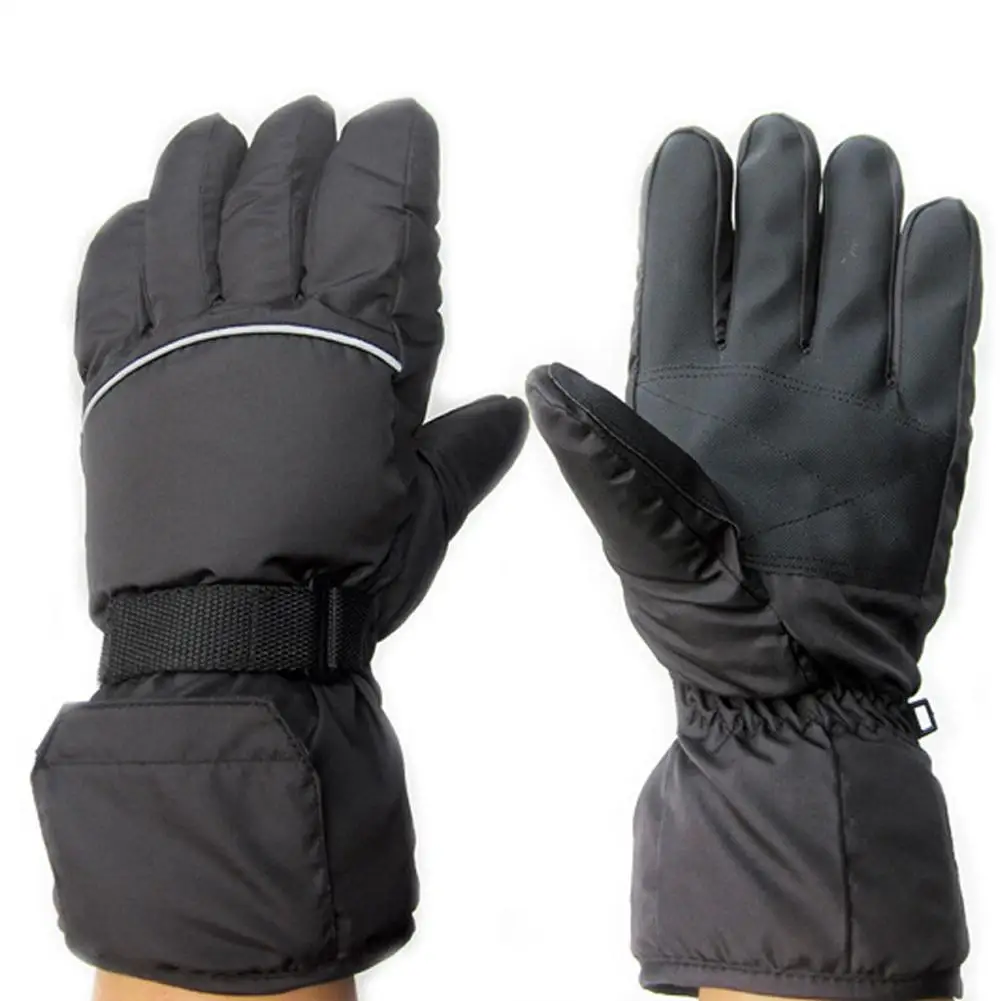 Зимние уплотненные перчатки с подогревом 4,5 V Электрический Аккумулятор Источник питания корпуса Лыжный ветрозащитный хлопчатобумажные перчатки для езды на мотоцикле на открытом воздухе