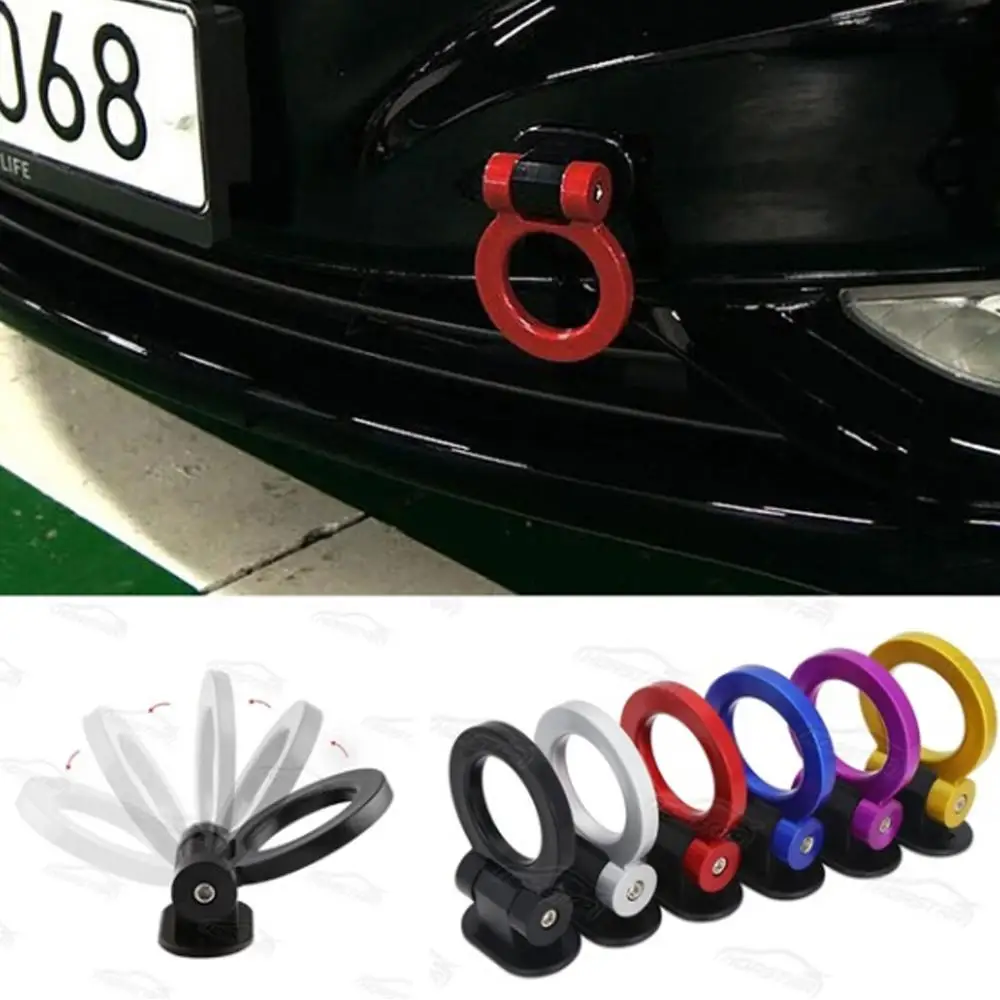 

Car universal simulation decorative trailer hook and loop analog paste trailer hook trailer ring car decoration car stickers