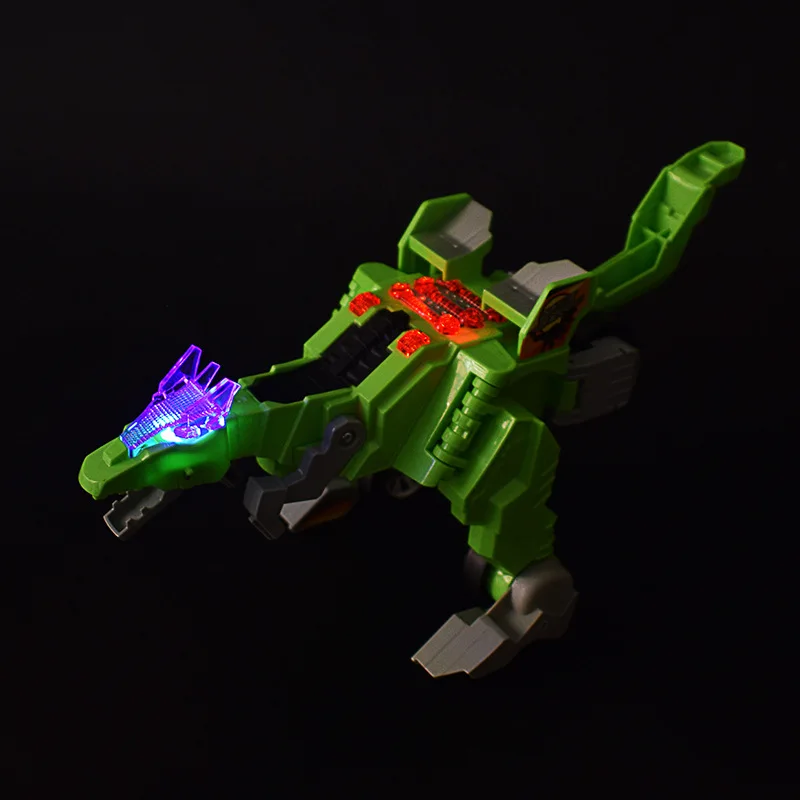 

New Style Transformation Dinosaur Tank Electric Shining Music Universal Car Model CHILDREN'S Toy Stall Hot Selling