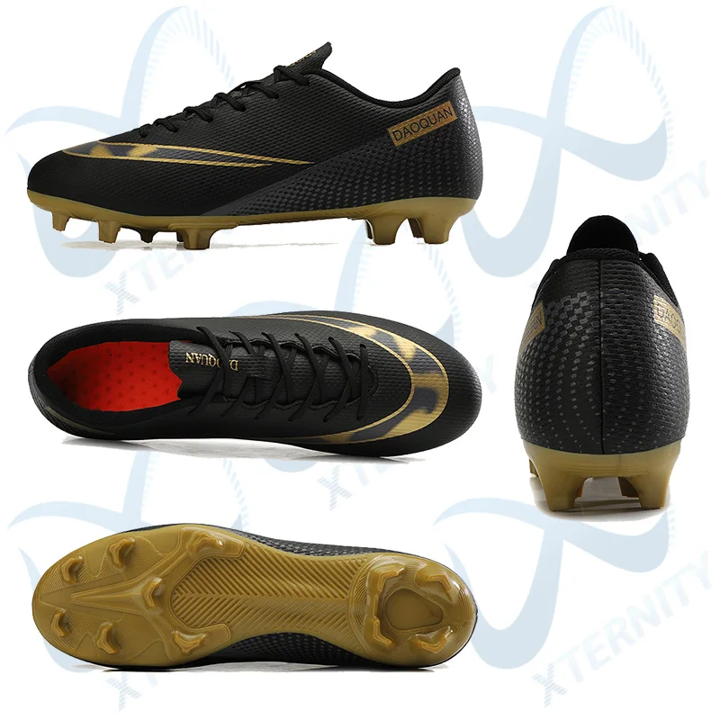 Large Size Long Spikes Soccer Shoes for Outdoor Training