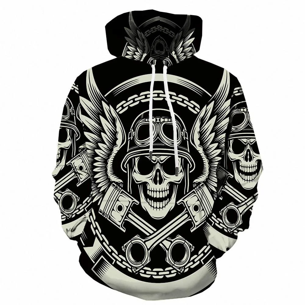 Waliicorners science fiction skull dynamic fashion 3D cool print casual hoodie 9 H21b5747b58824fbd9e92d06d240f730et