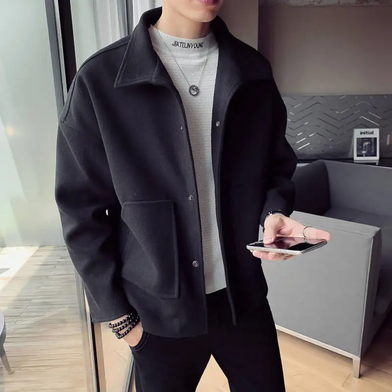 Wool Coat Men's Cool Jacket Jacket 