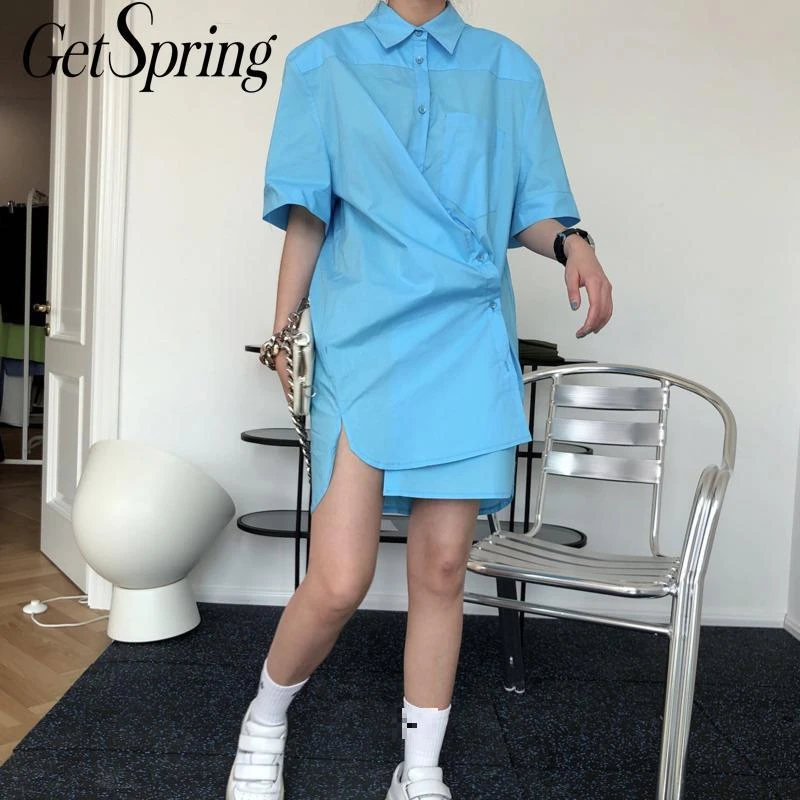 cotton shirt dresses summer