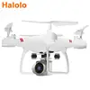 Halolo HJ14W Camera Drones Wifi FPV HD Camera 1080P RC Drone Foldable Quadcopter Helicopter Double Extra Battery VS XY4