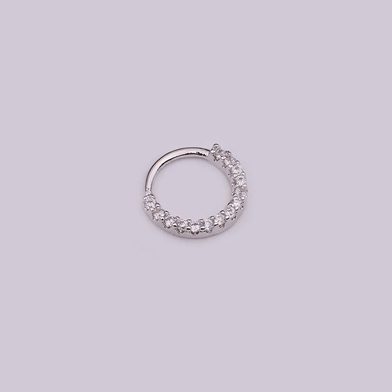 1 шт. 8 мм Daith Snug Rook кольцо на козелок пирсинг уха ювелирные изделия Cz Нос Обруч спираль серьги, Надеваемые На ушной хрящ