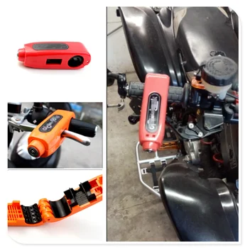 

Motorcycle grip handle brake anti-theft protection safety lock for YAMAHA THRUXTON R Steve McQueen SE SPRINT GT RS ST RS TWIN