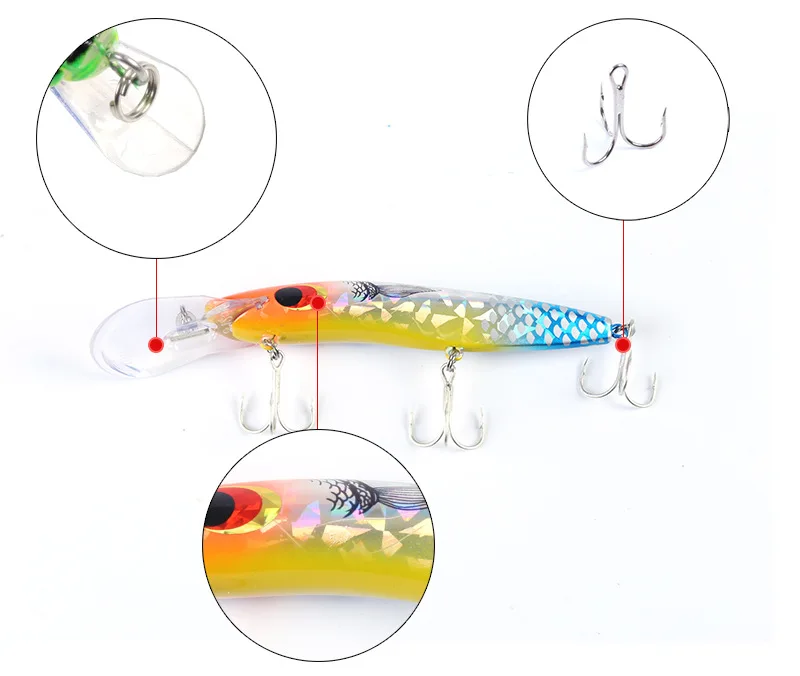 2 шт./лот гольян рыбалка Lures16cm 24 г искусственные жесткие приманки плавающие воблеры Pesca тройные Крючки Articulos De Pesca рыболовные снасти