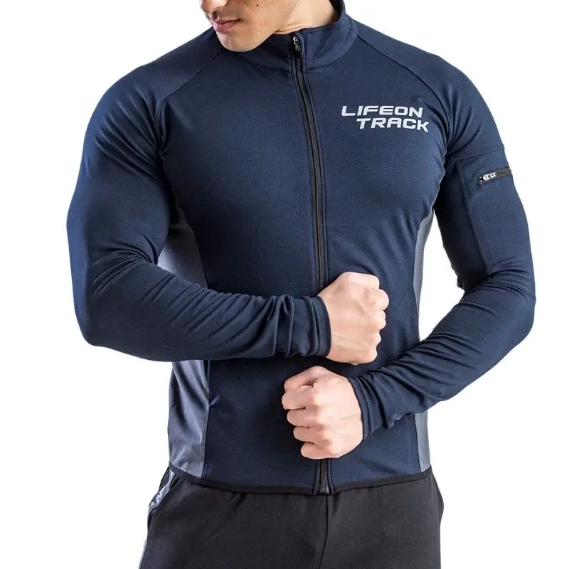 Winter Running Jacket Men Sport Jacket fitness Gym training Outdoor climbing Coat Cycling Sportswear Male Quick-Drying Tops