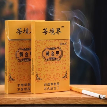

Herbal Tobacco Huangjingye Tea Slim Fine Cigarette Tea Tobacco Smoking Cessation Yellow Gold Leaf Ciga Alternative